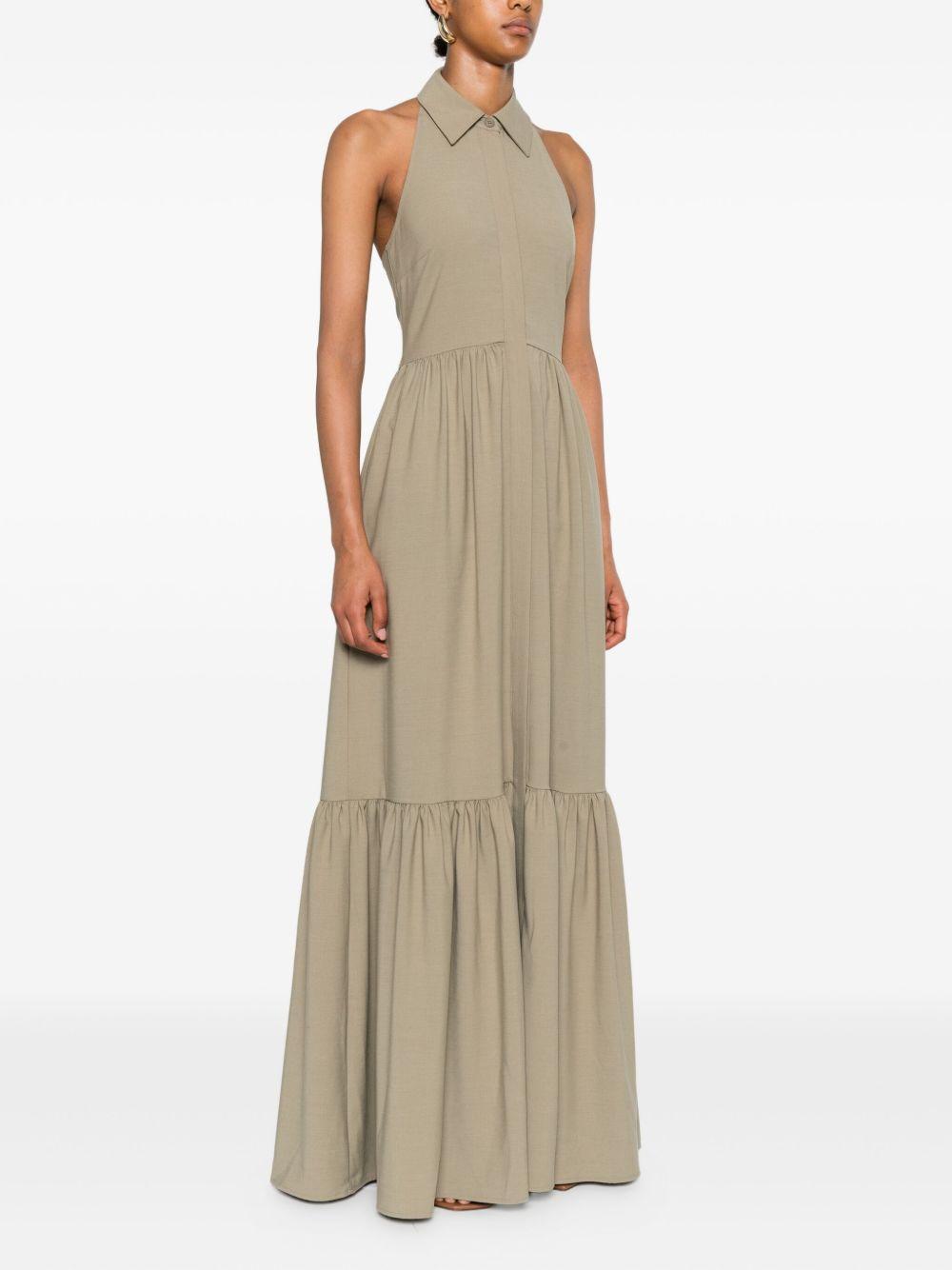 belted halterneck dress Product Image