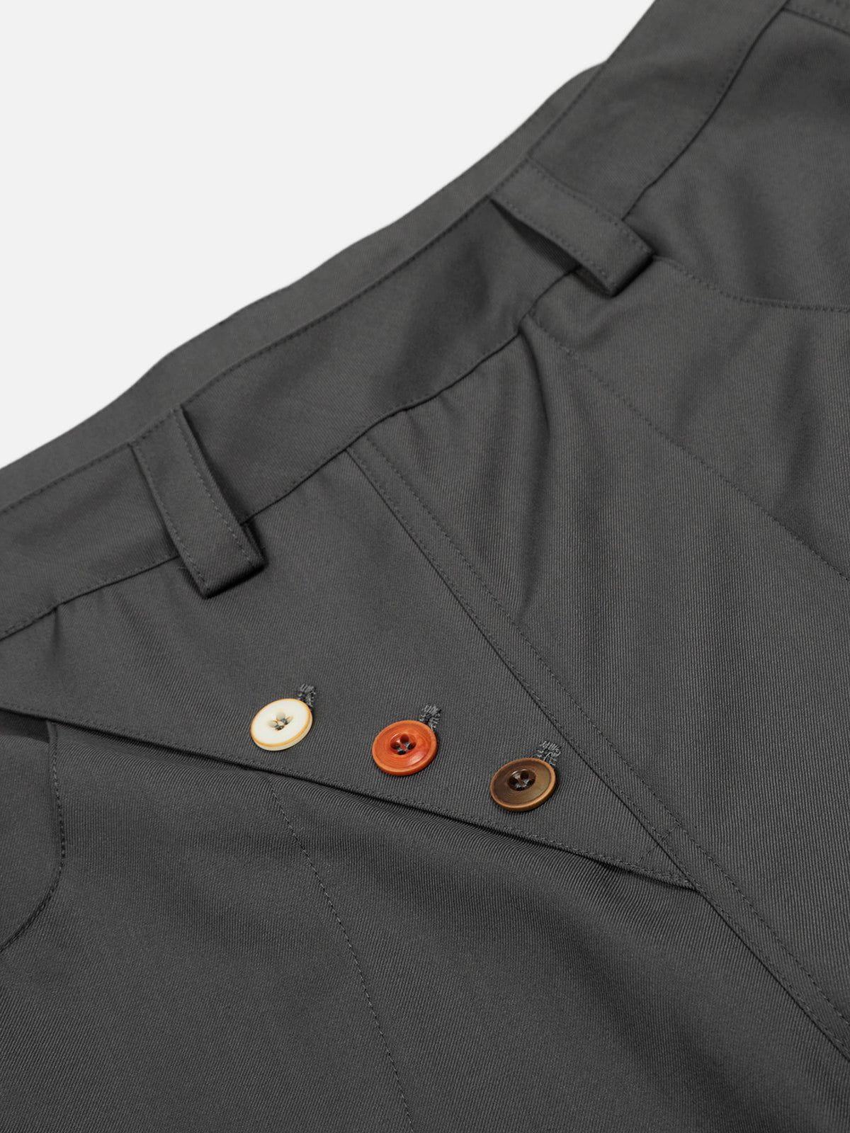 Aelfric Eden Colorful Button Baggy Barrel Pants Product Image