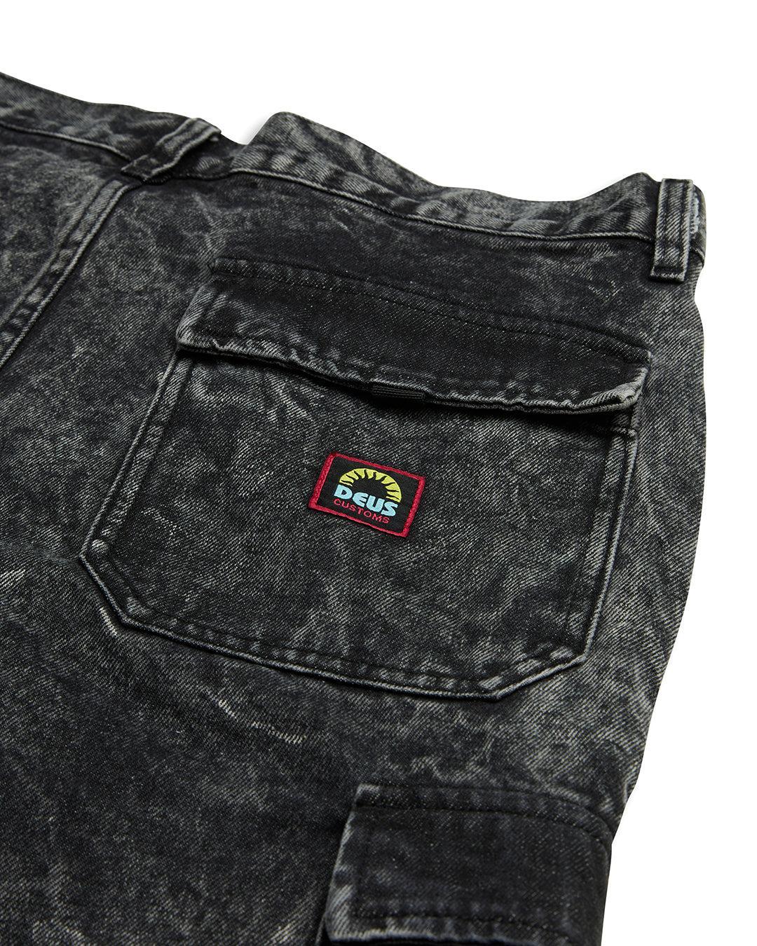 Burly Cargo Short - Mid Black Product Image