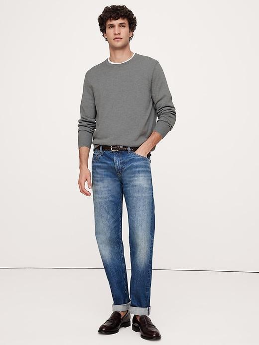 Italian Merino Crew-Neck Sweater Product Image