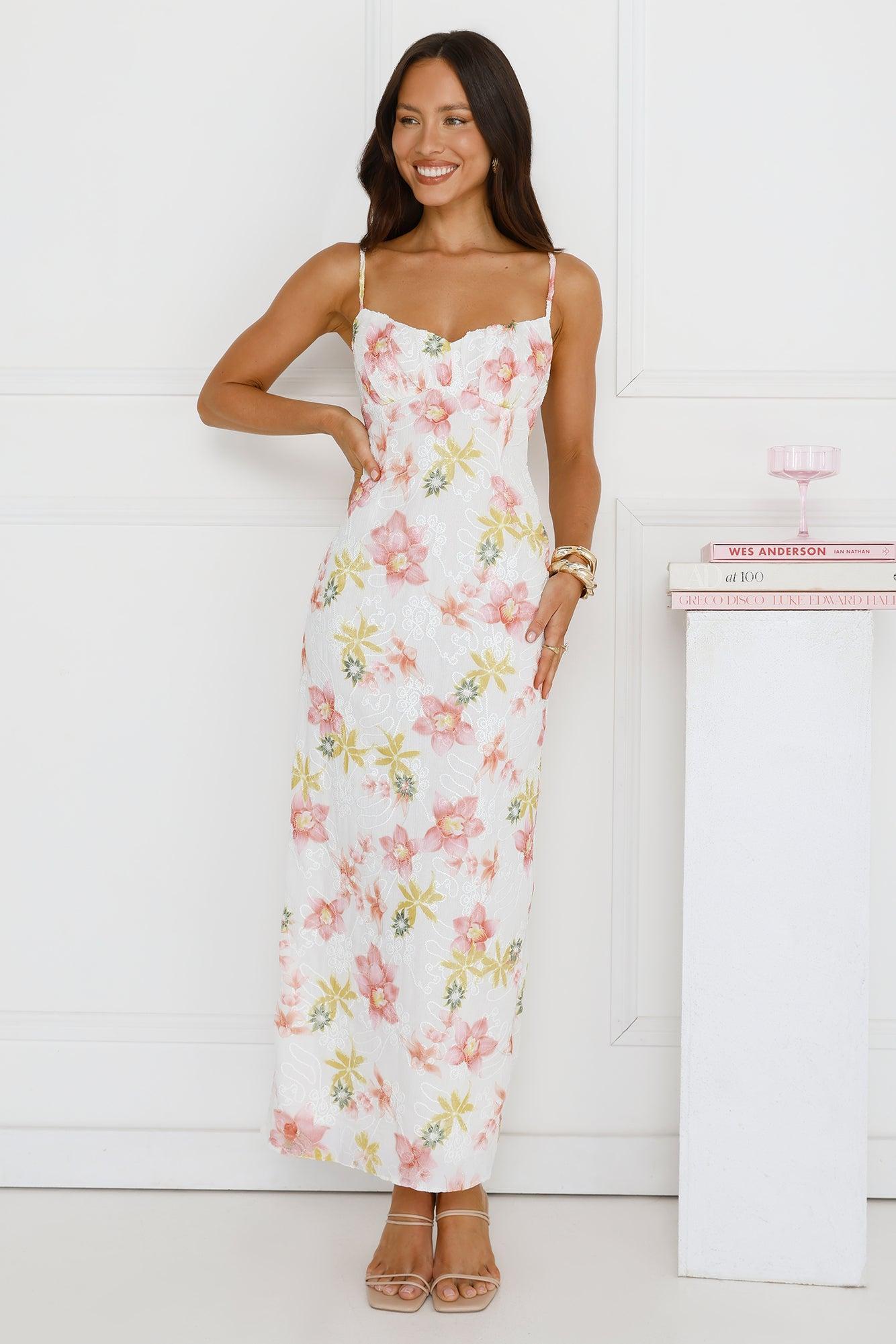 Luxe in Bloom Maxi Dress Print Product Image