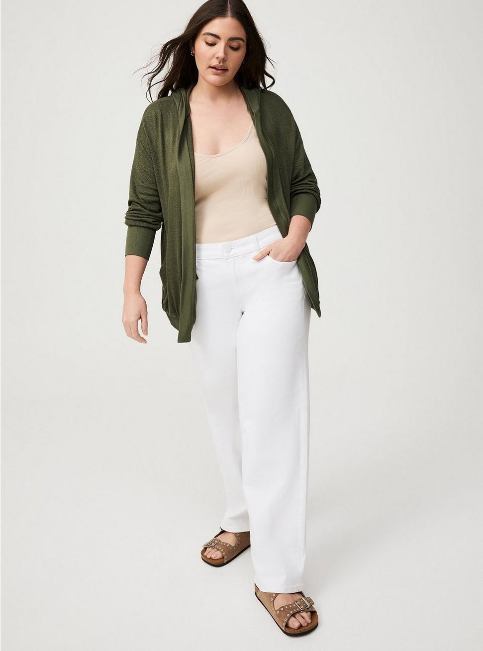 Open Hooded Cardigan Product Image