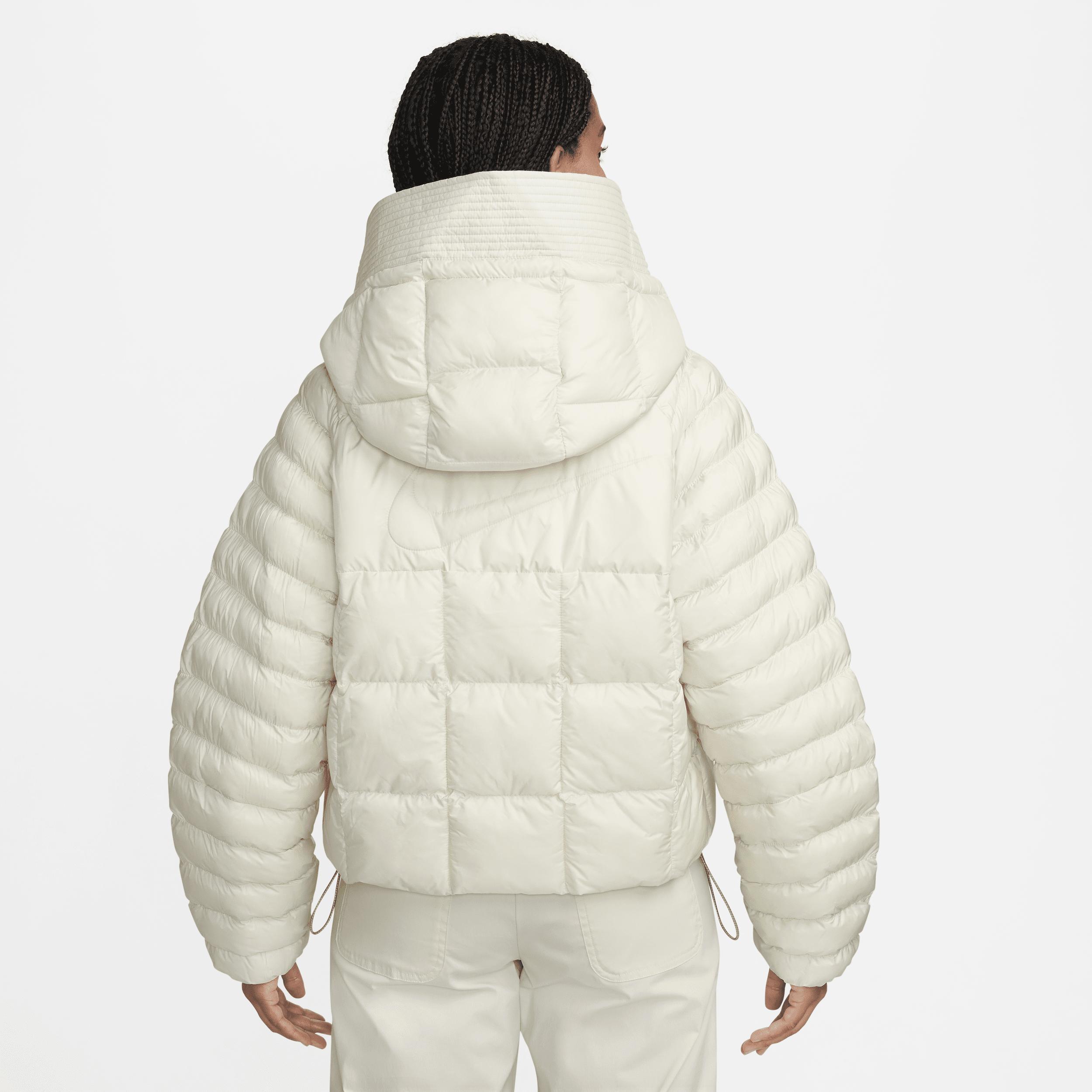 Womens Nike Sportswear Swoosh Puffer PrimaLoft Therma-FIT Oversized Hooded Jacket Product Image