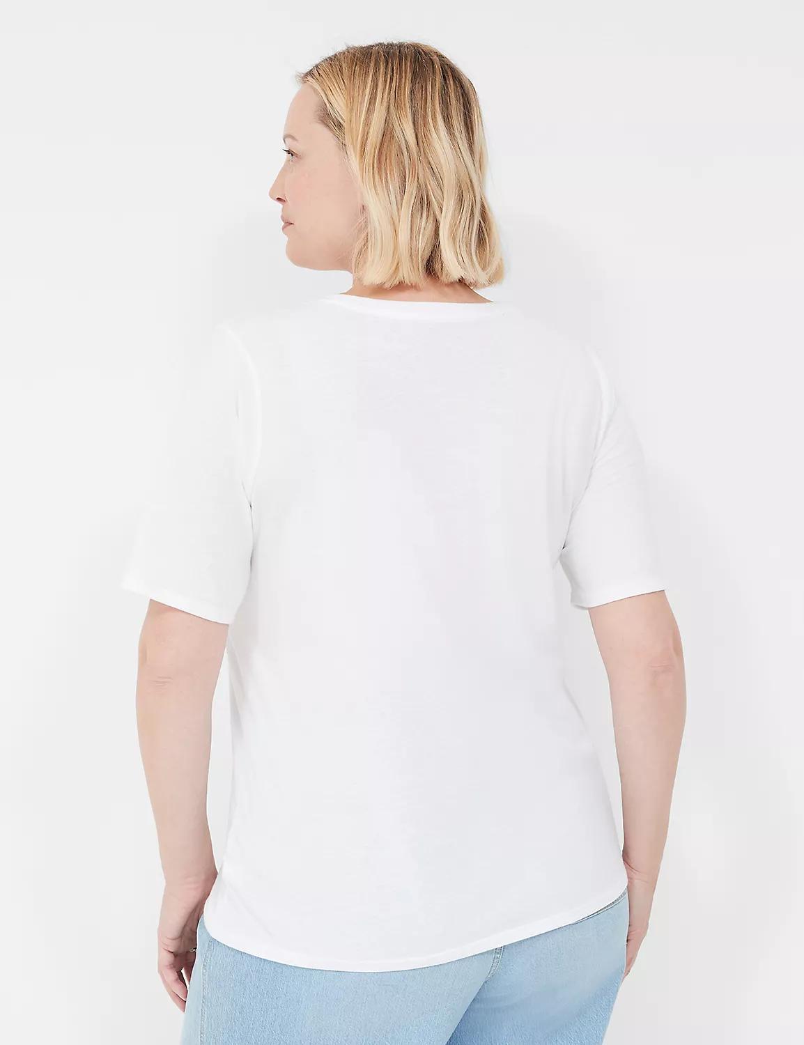 Perfect Sleeve V-Neck Tee Product Image