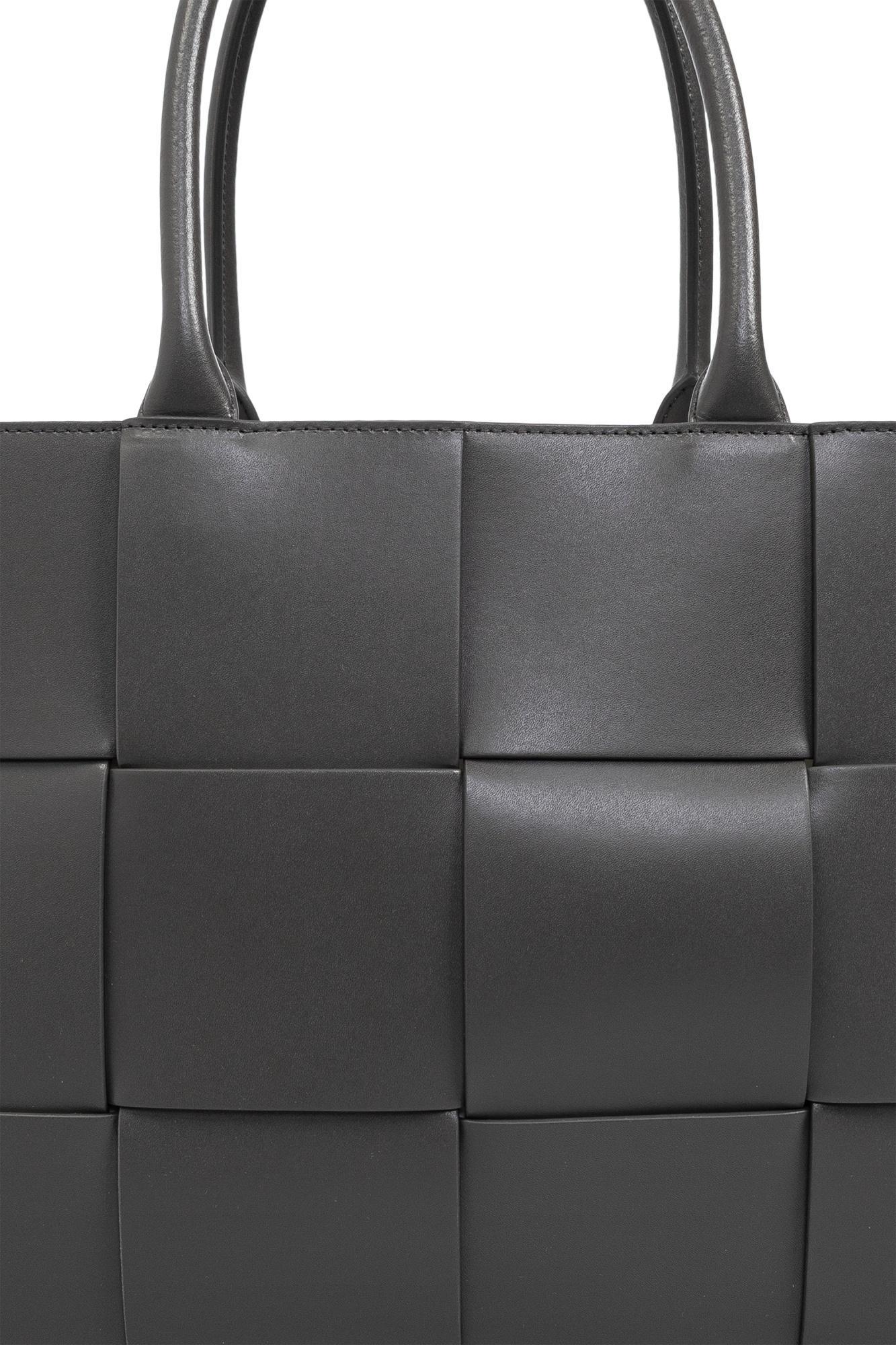 BOTTEGA VENETA Medium Knitted Handbag In Black Product Image