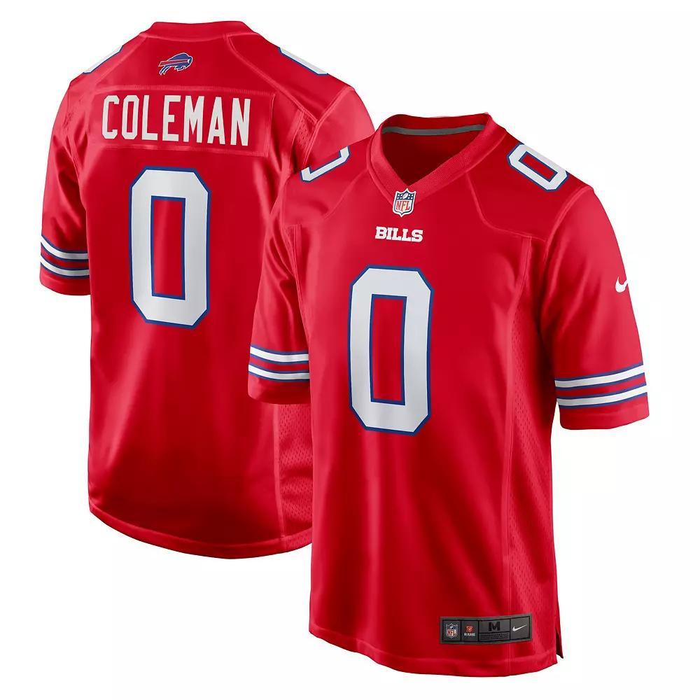Men's Nike Keon Coleman Red Buffalo Bills Alternate Game Jersey,  Product Image