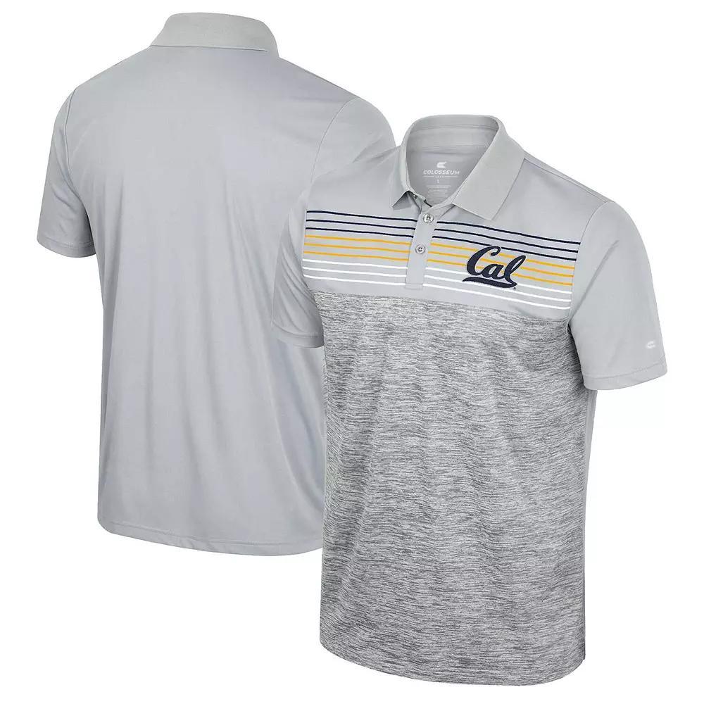 Men's Colosseum Gray Cal Bears Cybernetic Polo, Size: XL, Grey Product Image