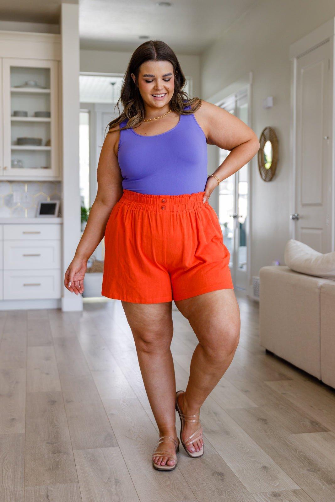 Ruby High Rise Control Top Garment Dyed Skinny Jeans in Red (Online Exclusive) Product Image