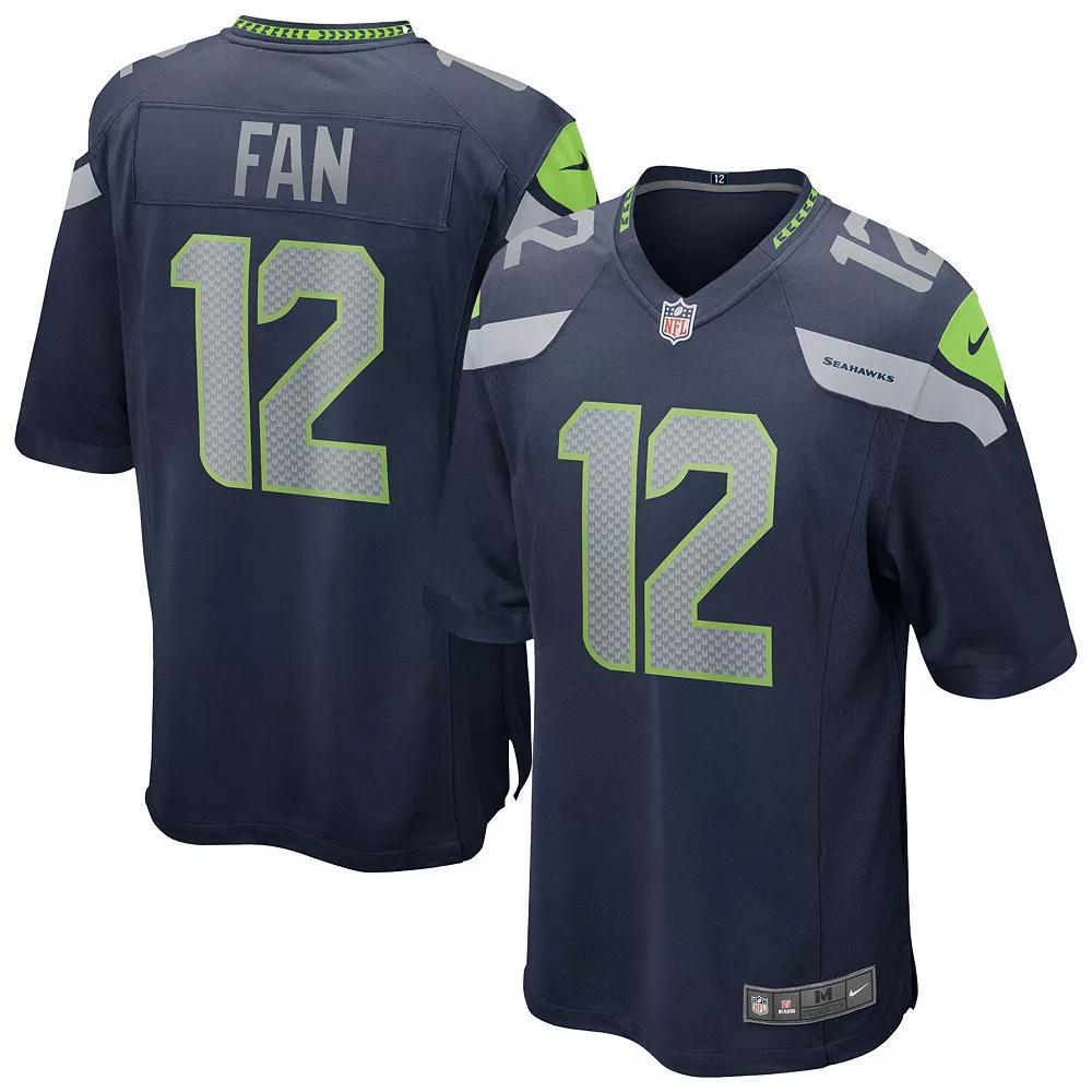 12 Fan Seattle Seahawks Nike Mens NFL Game Jersey | 67NMSSGH78-EEO Product Image