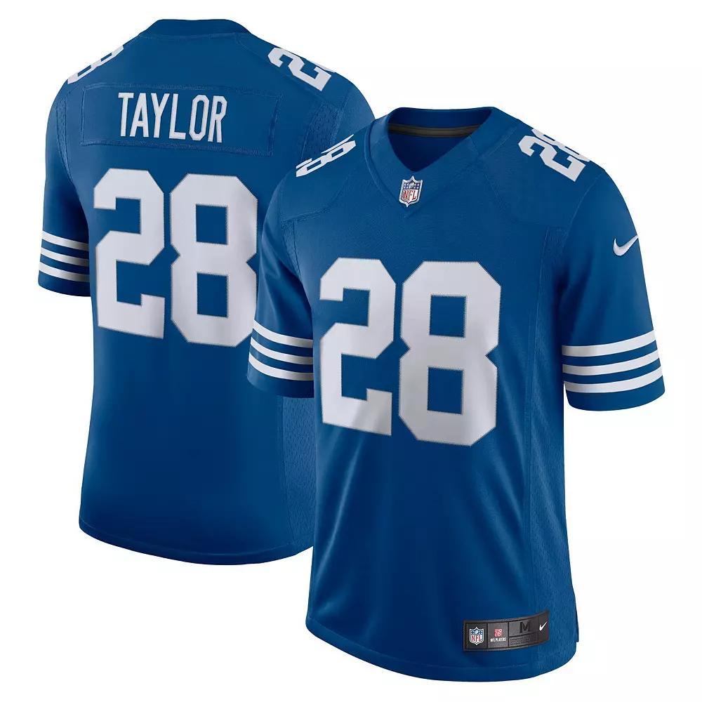 Men's Nike Jonathan Taylor Royal Indianapolis Colts Alternate Vapor Limited Jersey, Size: Small, Blue Product Image