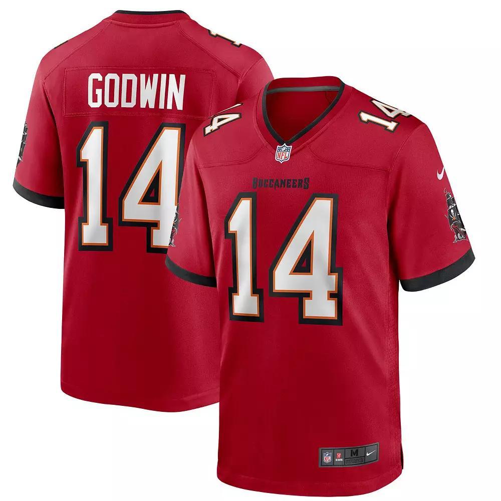 Men's Nike Chris Godwin Red Tampa Bay Buccaneers Game Player Jersey,  Product Image