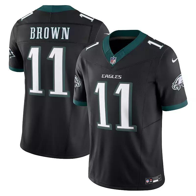 Men's Nike A.J. Brown Black Philadelphia Eagles Alternate Vapor F.U.S.E. Limited Jersey, Size: Medium Product Image