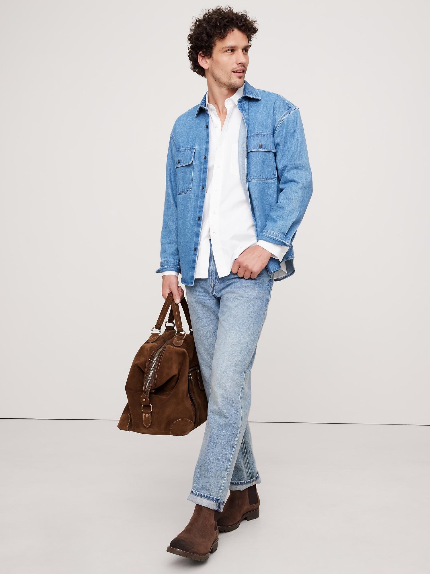 Relaxed-Fit Washed Cotton Poplin Shirt Product Image