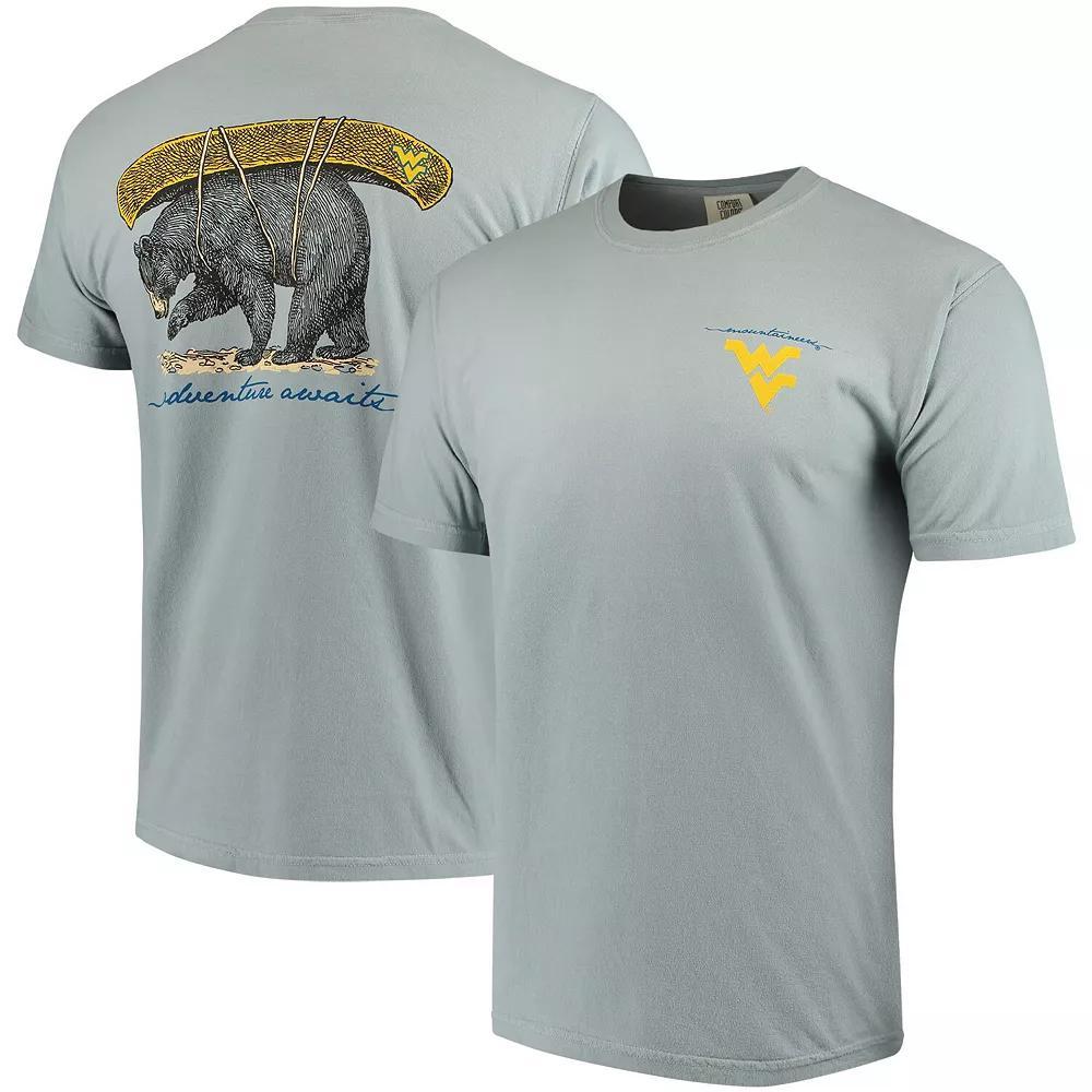Men's Gray West Virginia Mountaineers Canoe Local Comfort Colors T-Shirt, Size: Large, Grey Product Image