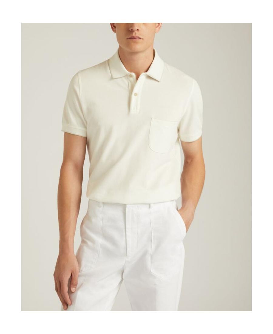 LORO PIANA Regatta Short Sleeved Polo Shirt In White Product Image