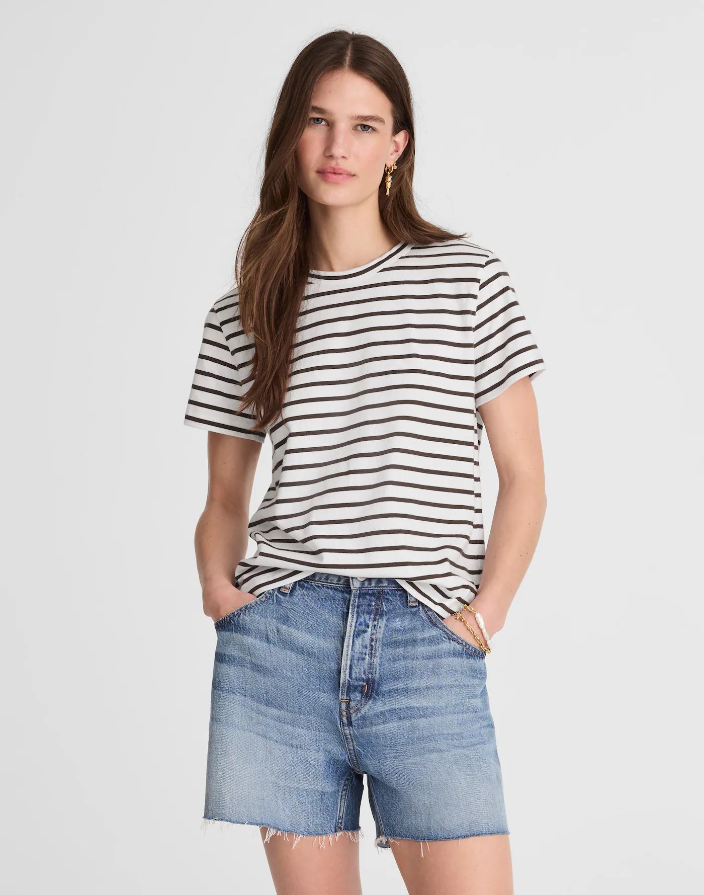 The Perfect Crewneck Tee in Cotton Product Image