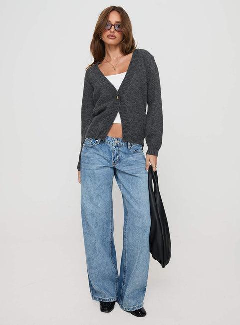 Larkins Cardigan Grey Product Image