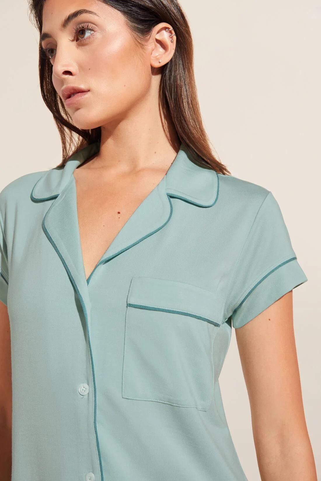 Gisele TENCEL™ Modal Short Sleeve Cropped PJ Set Product Image