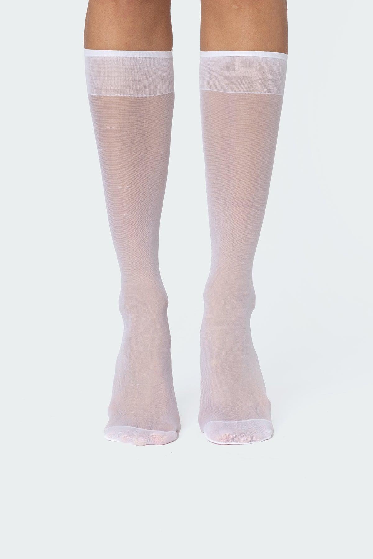 Sheer Knee High Socks Product Image