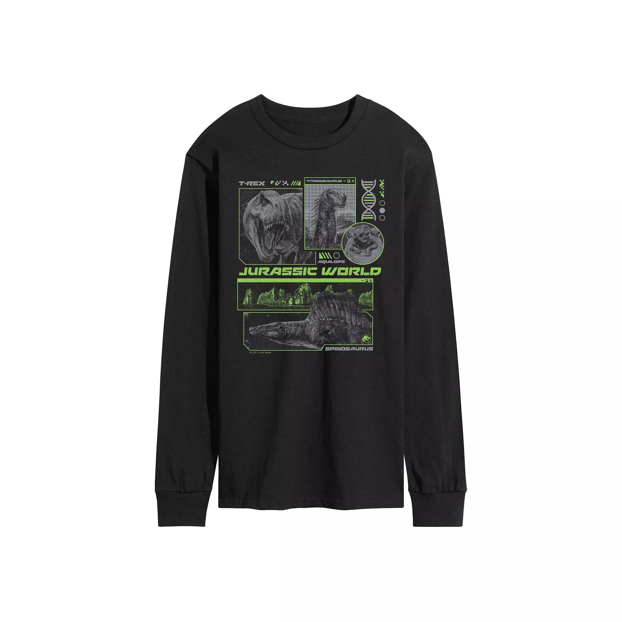 Men's Transformers Group Grid Long Sleeve Graphic Tee,  Product Image