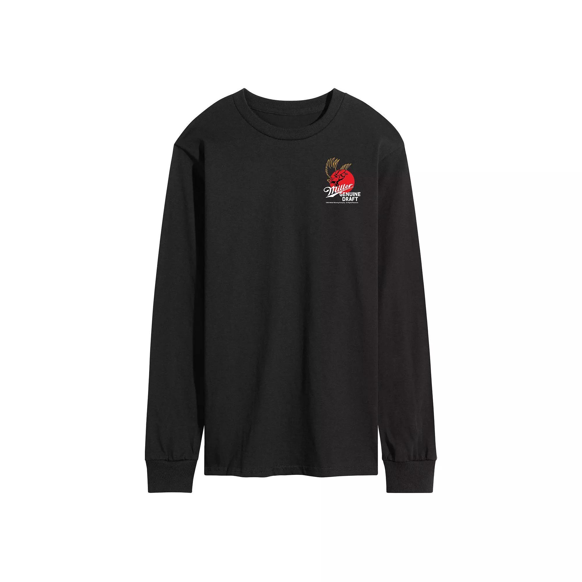 Men's Miller Genuine Draft Long Sleeve Graphic Tee,  Product Image