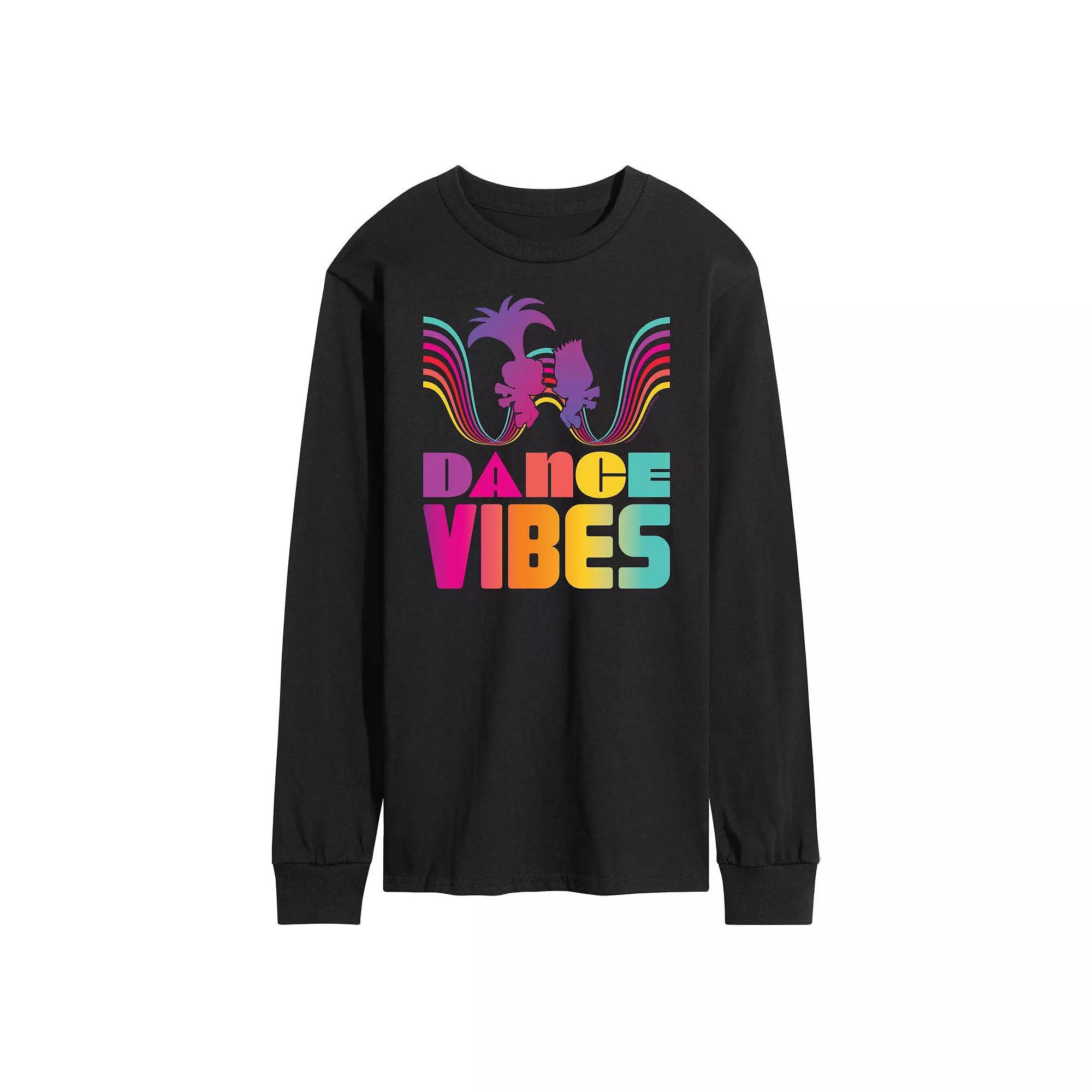 Men's Trolls Dance Vibes Long Sleeve Tee,  Product Image