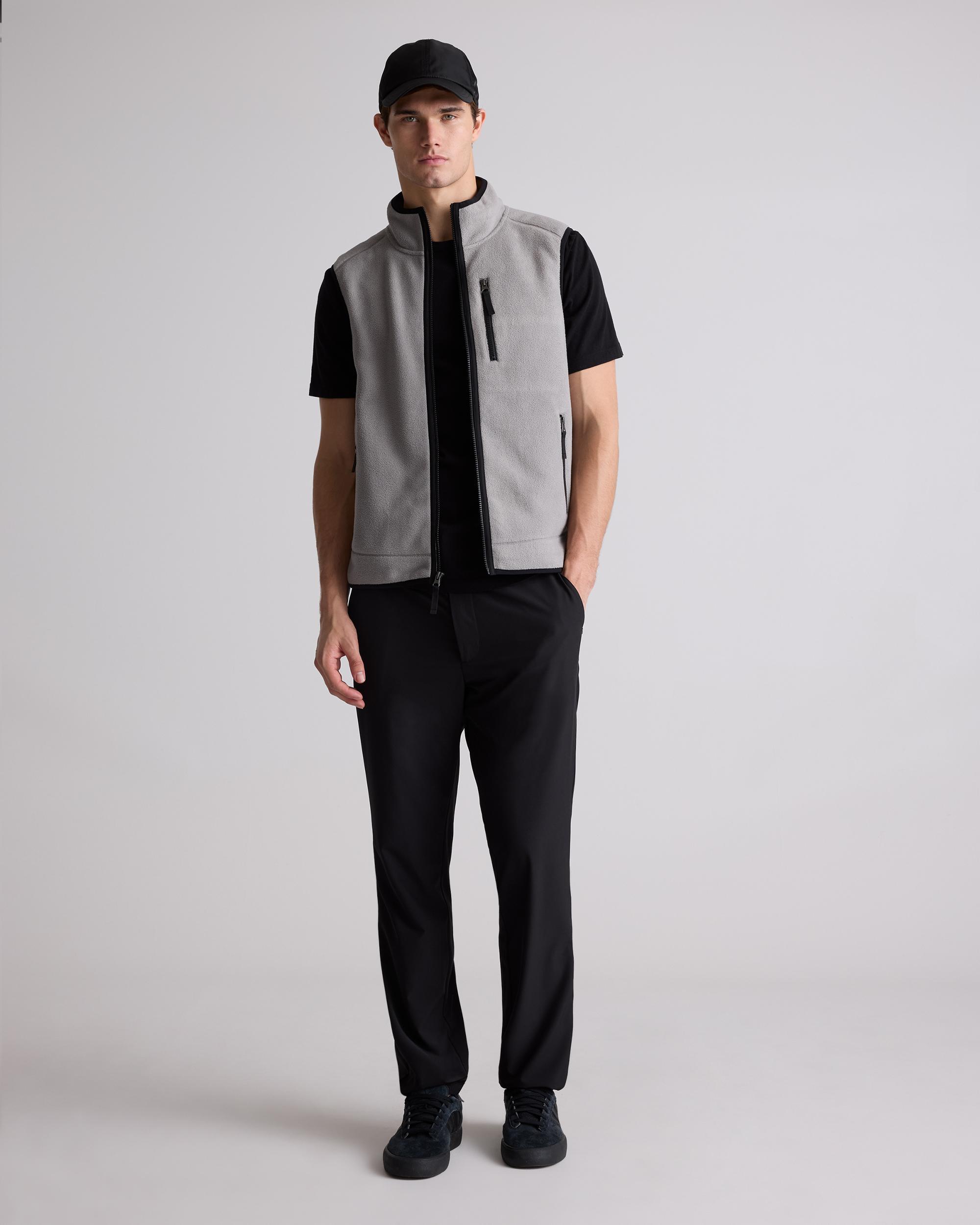 Quince | Men's Polar Fleece Full-Zip Vest Recycled Polyester Product Image