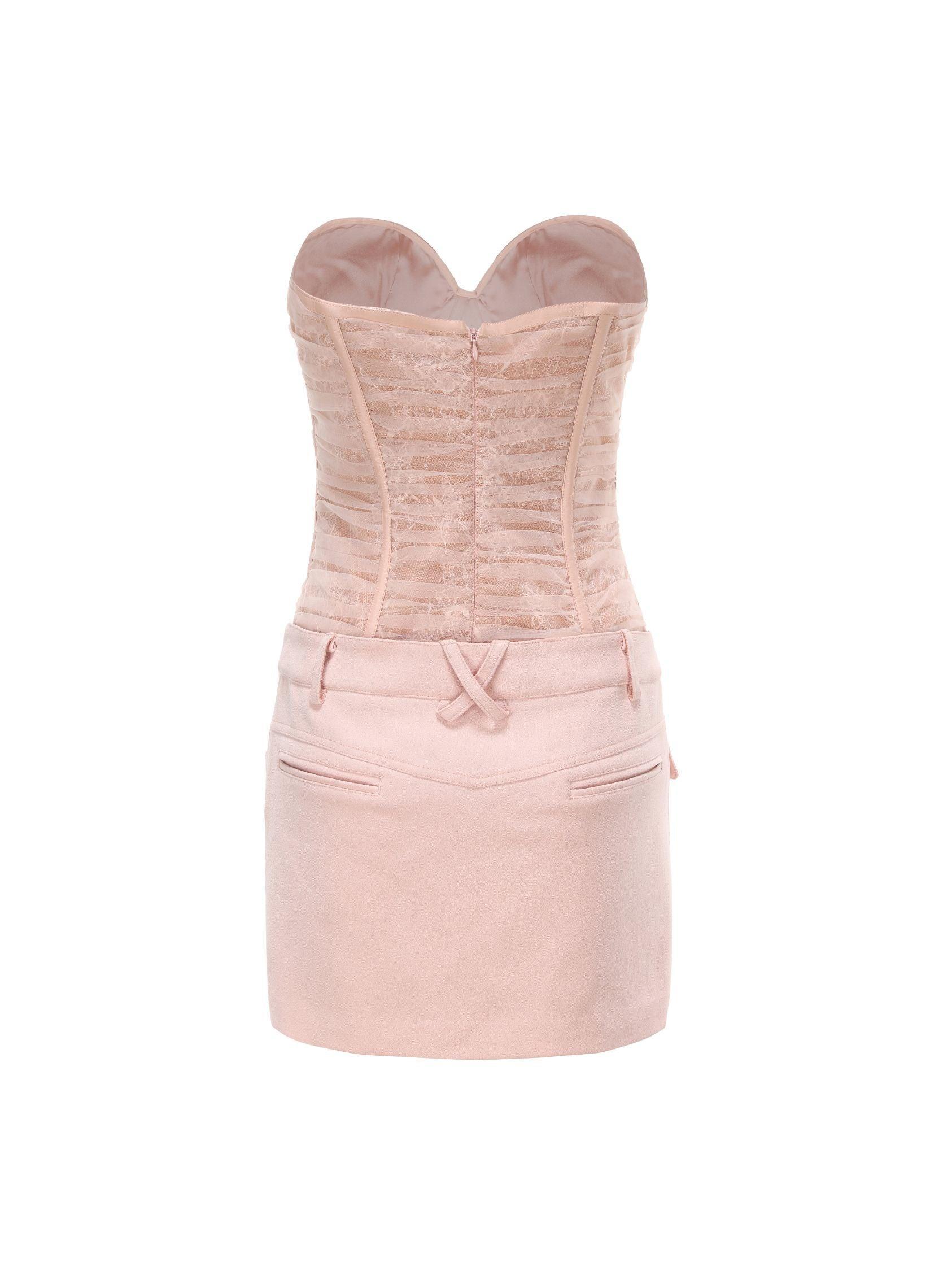 Jane Lace Dress (Pink) (Final Sale) Product Image