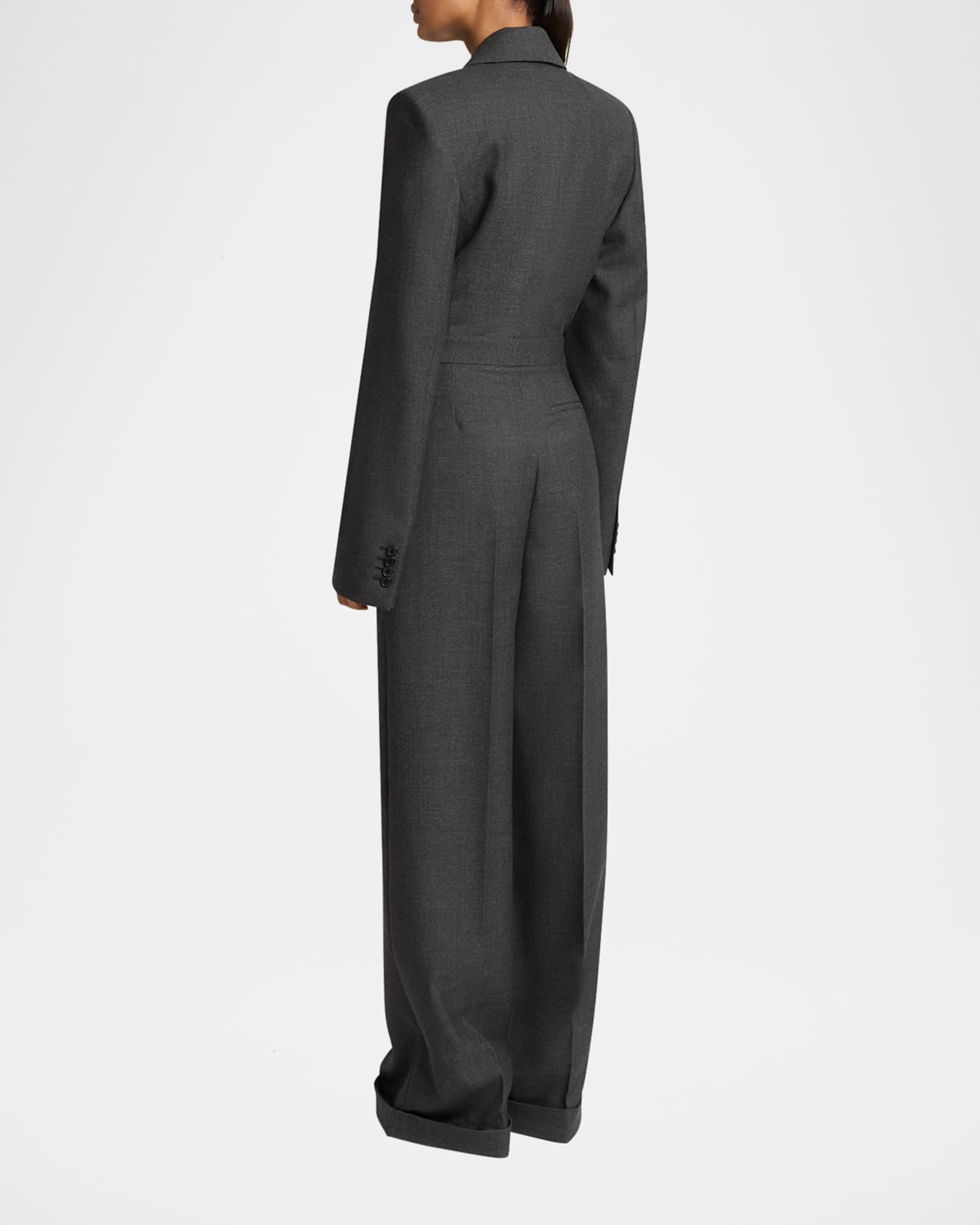 Tuxedo Wool Jumpsuit Product Image