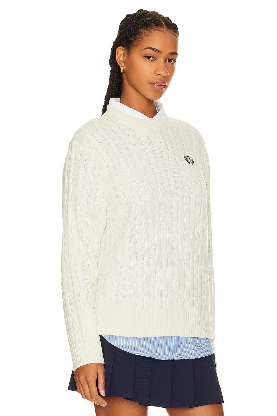 Cable Crew Neck Sweater Product Image