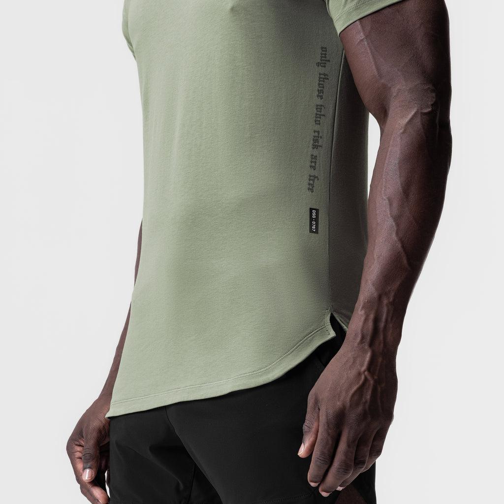 0767. Supima® Established Tee - Sage Product Image