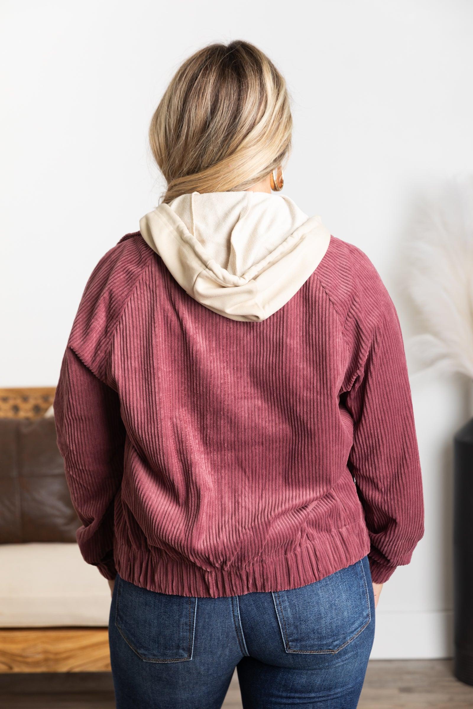 Corduroy Hooded Jacket Product Image