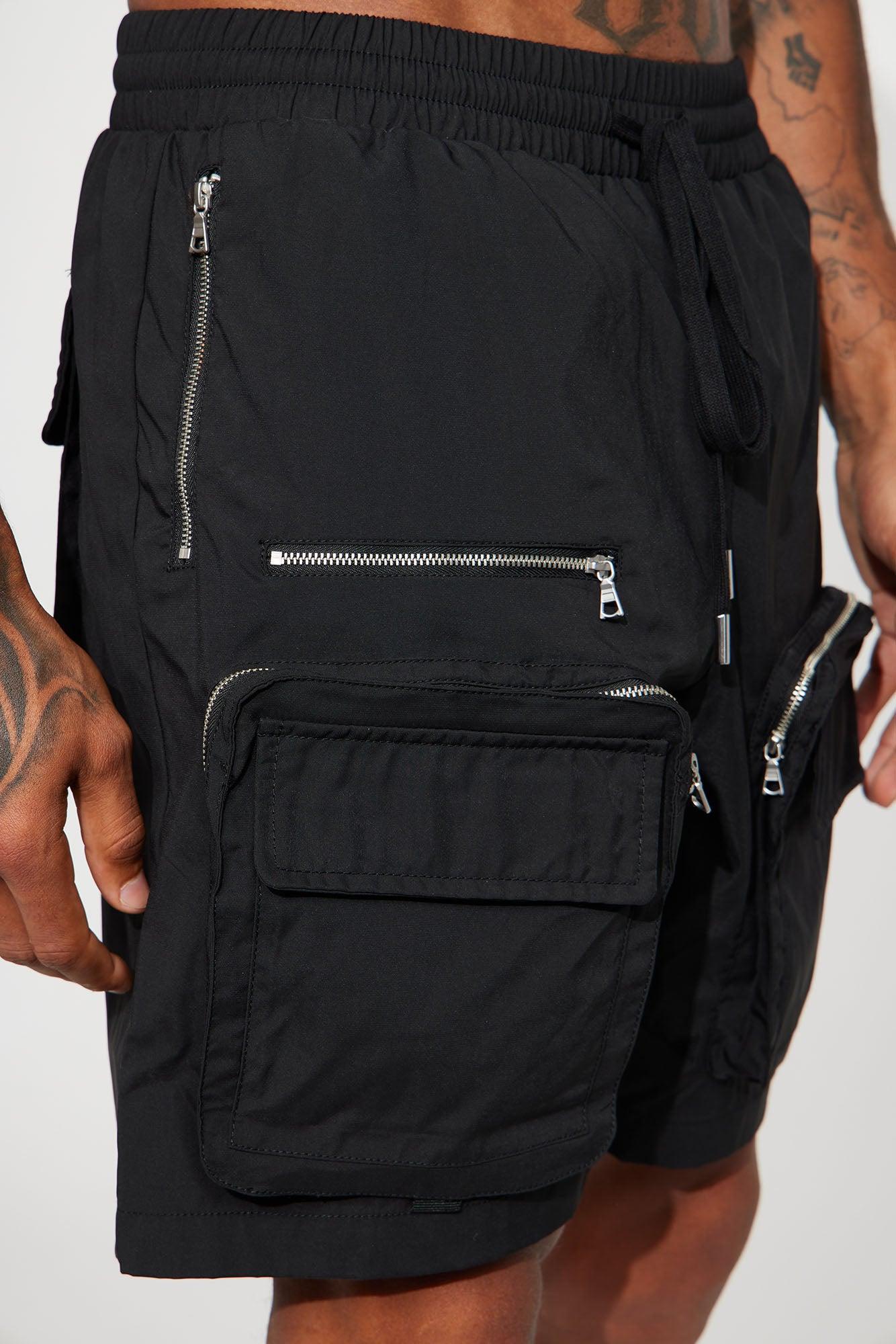 In The Field Relaxed Cargo Shorts - Black Product Image