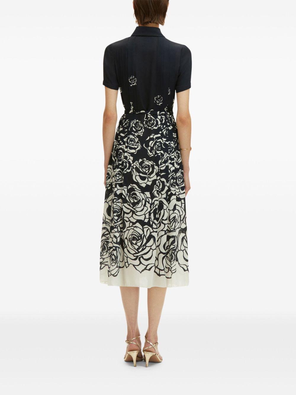 rose-print midi dress Product Image