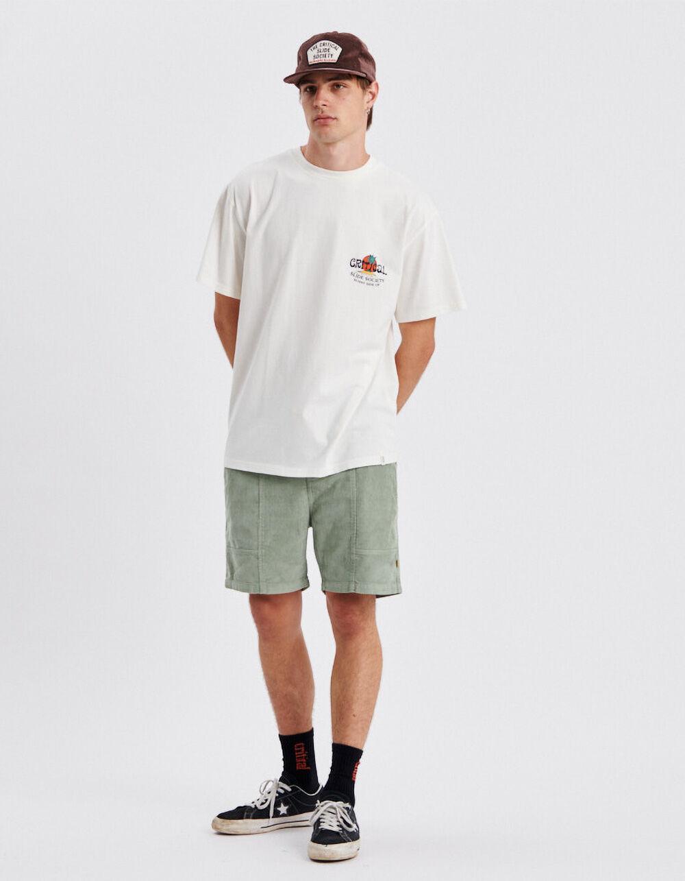 THE CRITICAL SLIDE SOCIETY Sunnyside Mens Tee - WHITE Product Image