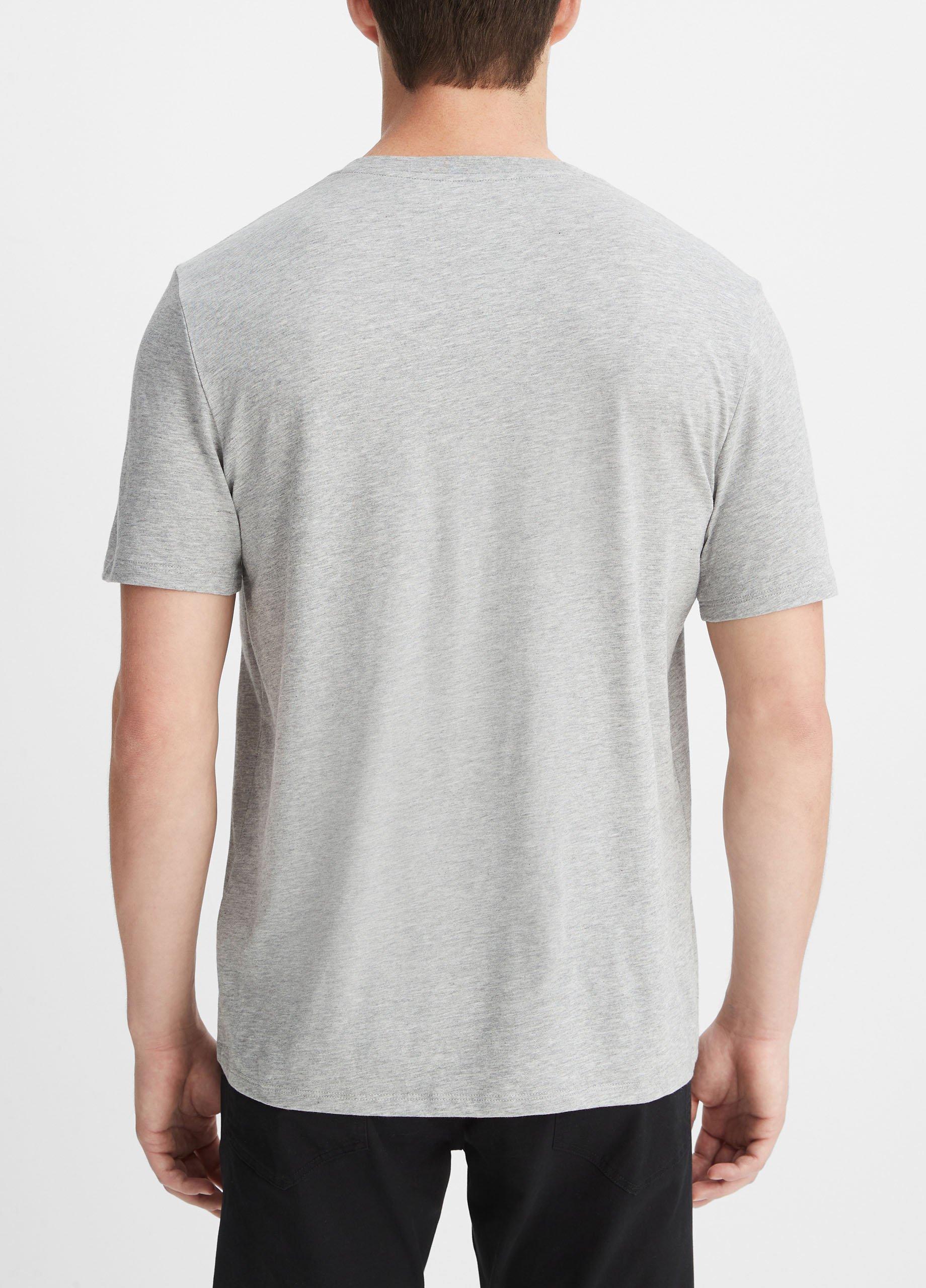 Pima Cotton V-Neck T-Shirt Product Image