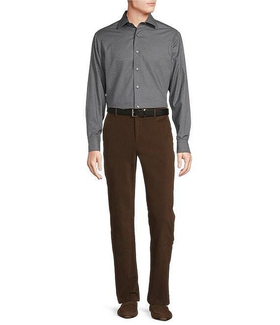 Daniel Cremieux Signature Label Mount Lussari Collection Non-Iron Geo Print Long Sleeve Woven Shirt Product Image