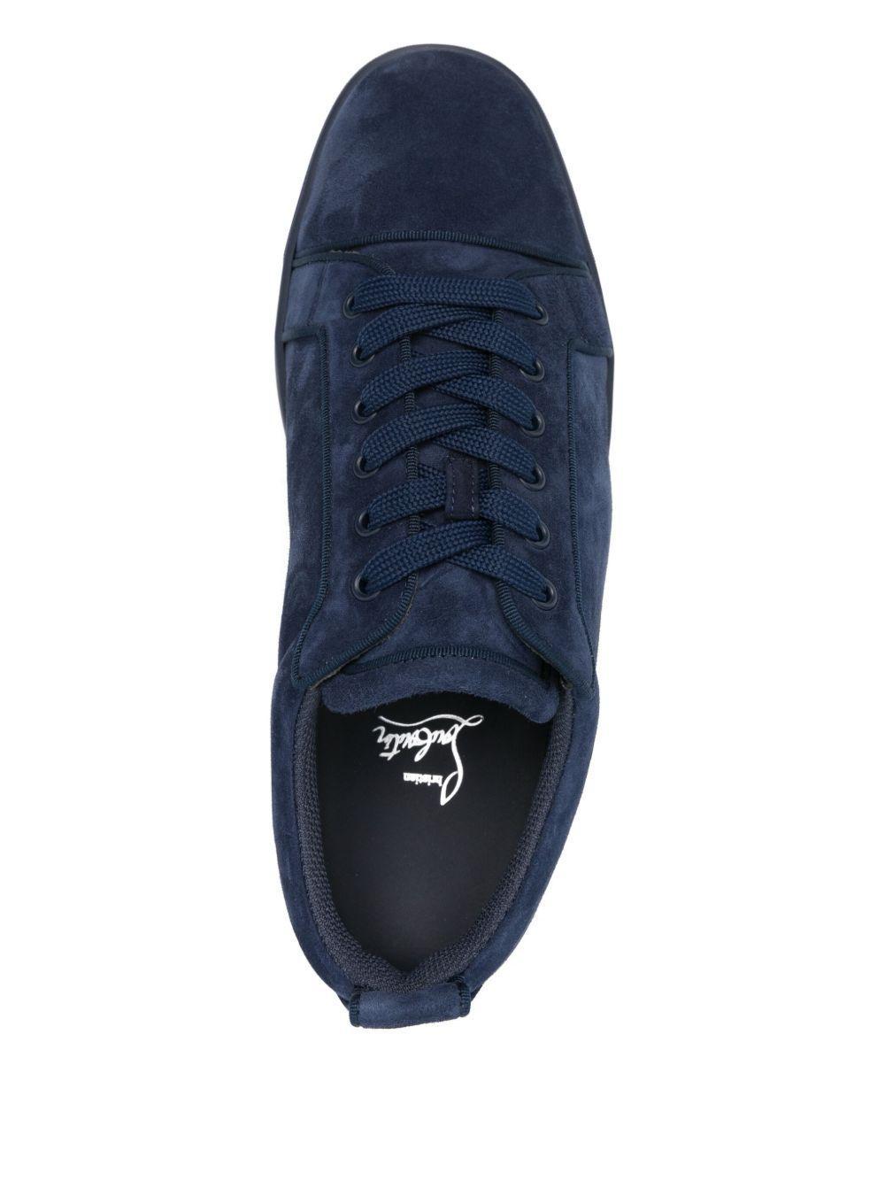 suede lace-up sneakers Product Image
