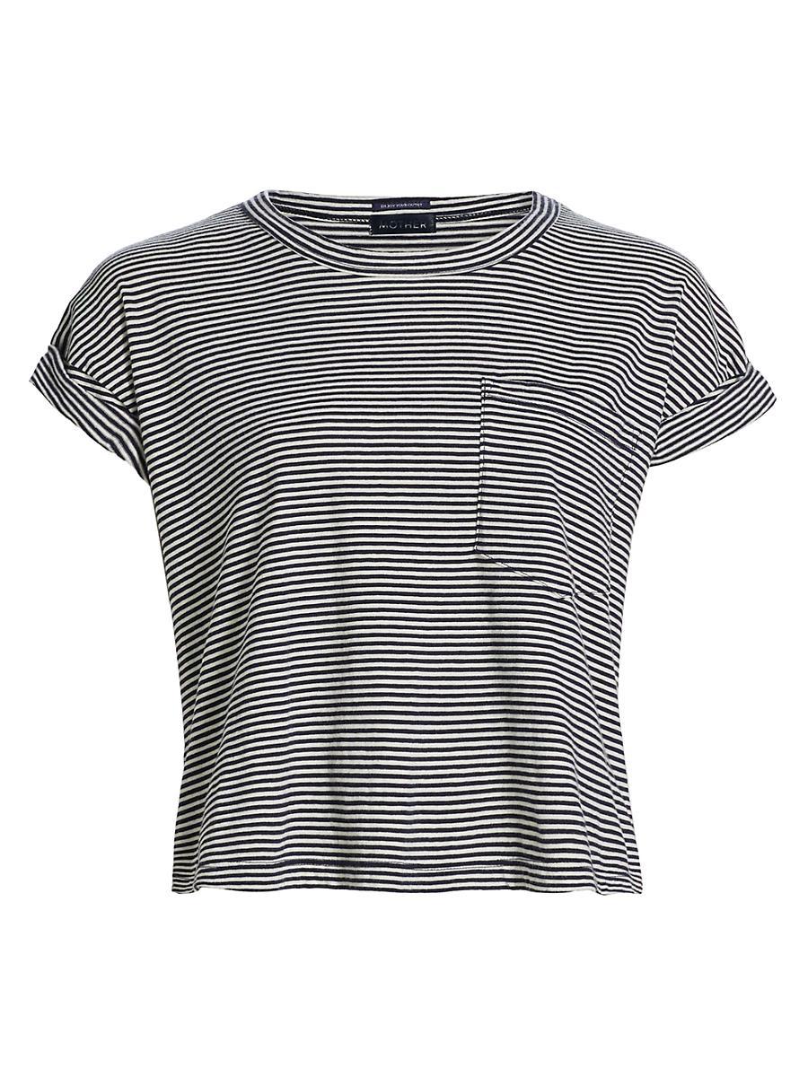 Womens Keep On Rolling Striped T-Shirt Product Image