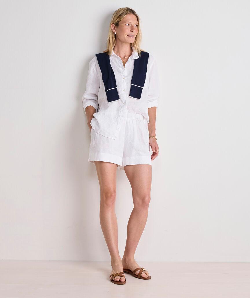 Linen Relaxed Button-Down Product Image