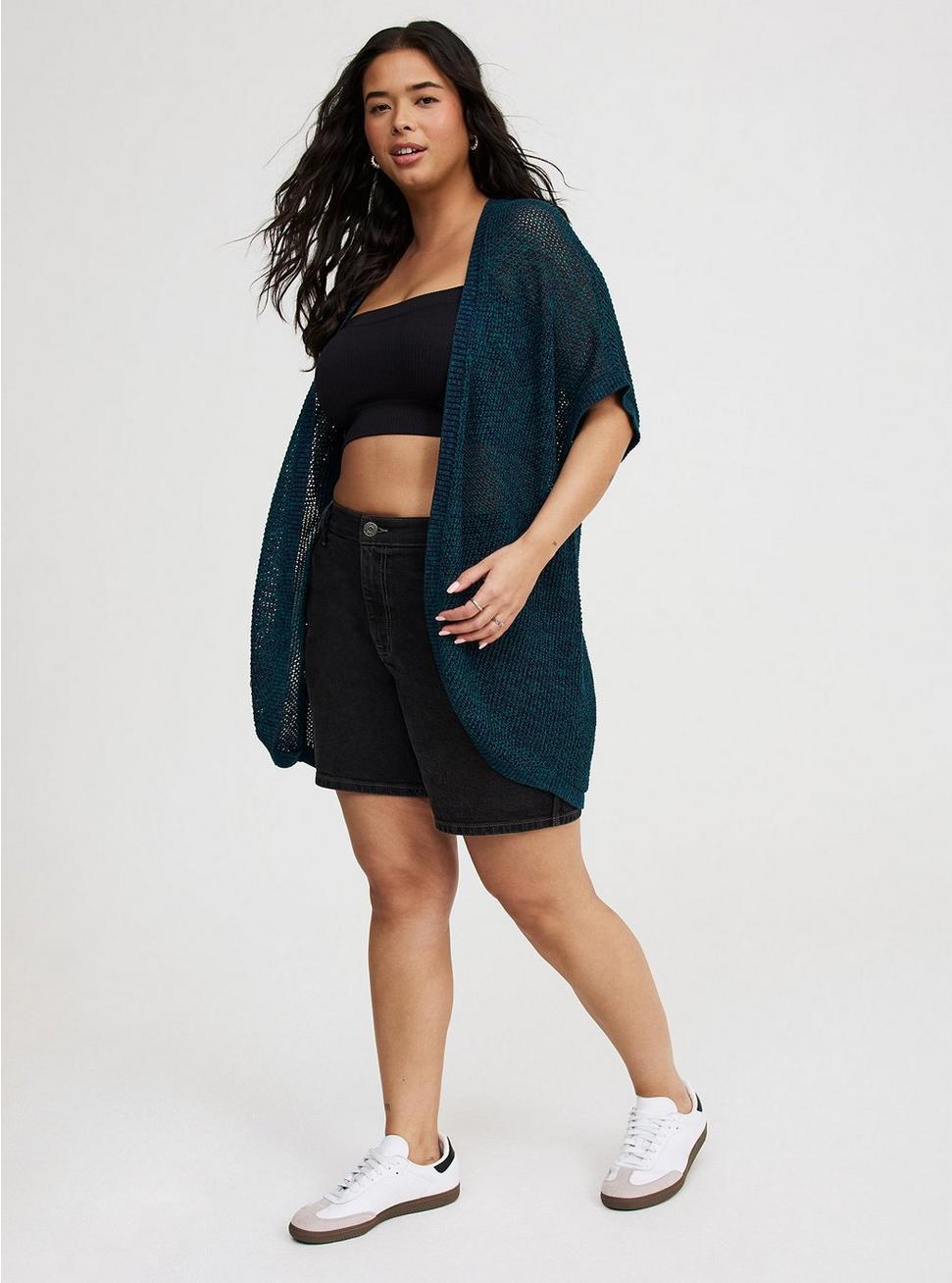 Open Knit Cocoon Cardigan Product Image