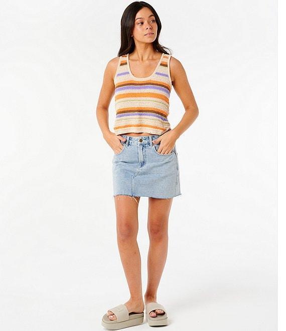 Rip Curl Cala Nights Sleeveless Cropped Tank Top Product Image