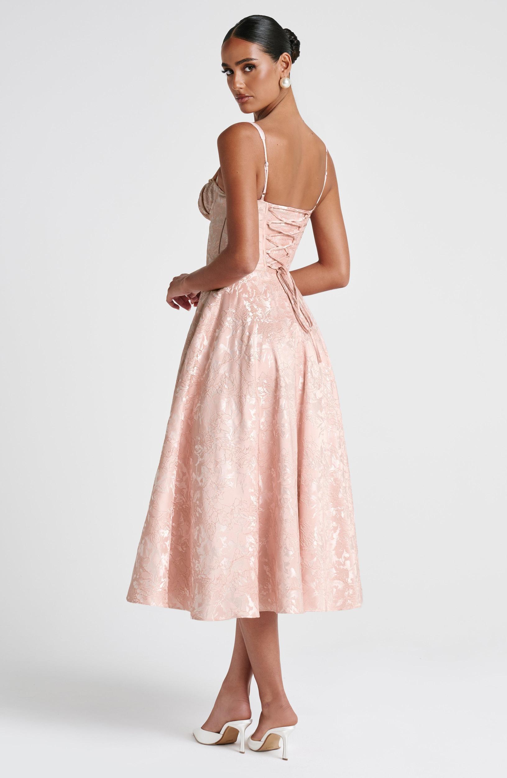 Amity Midi Dress - Soft Peach Product Image