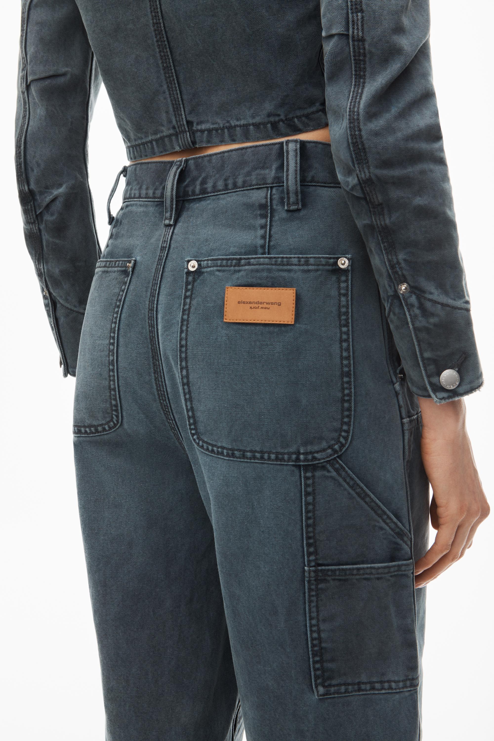 High Waisted Workwear Carpenter Jeans Product Image