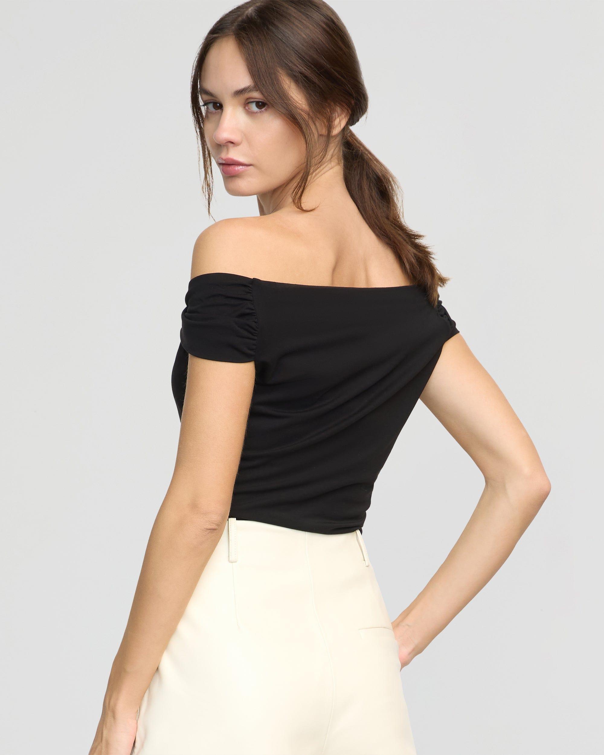 Mai Asymmetric Off-Shoulder Tee Product Image