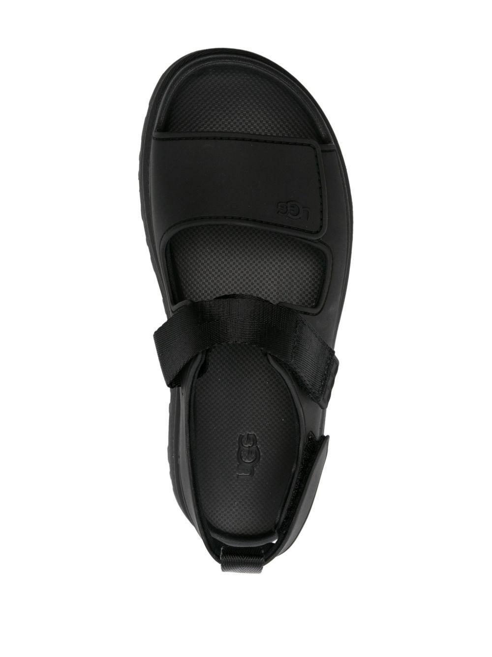 Golden Glow touch-strap sandals Product Image