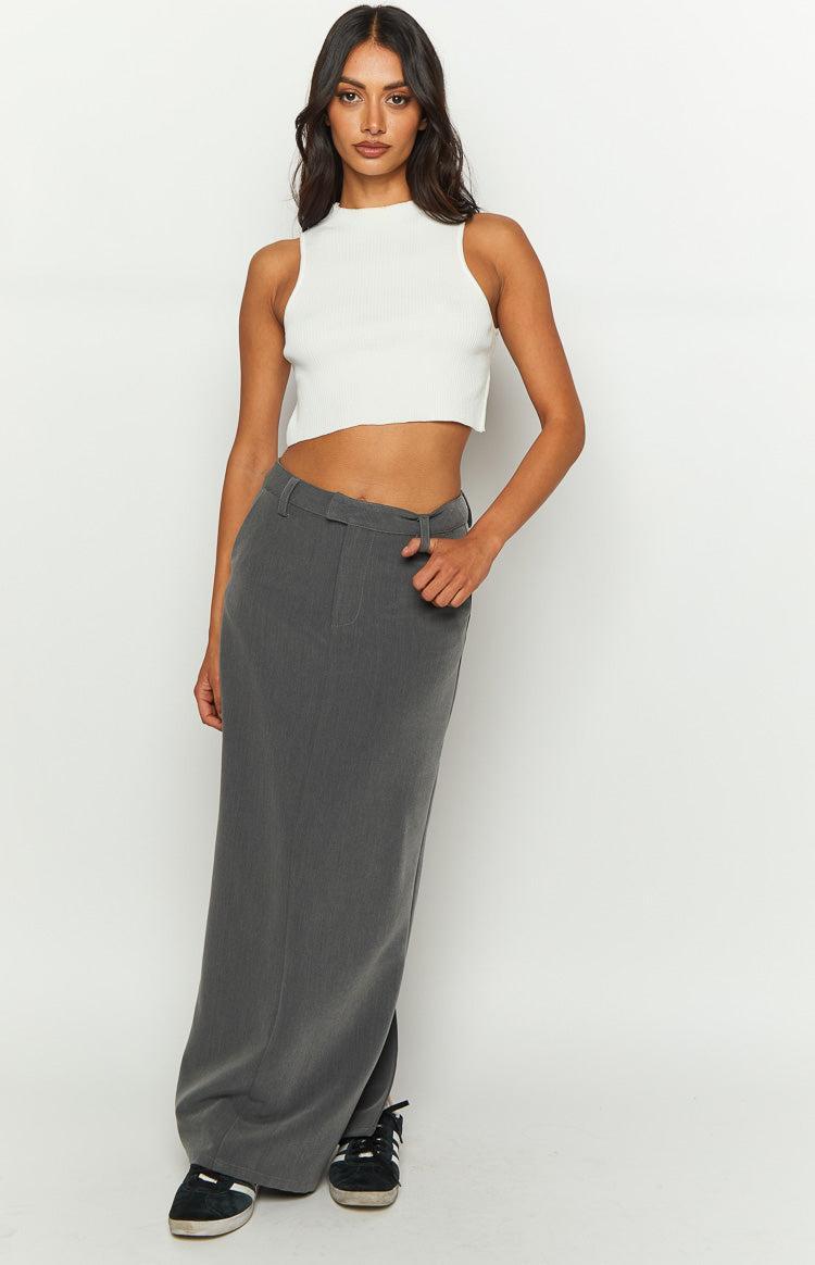 Banksi Grey Maxi Skirt Product Image