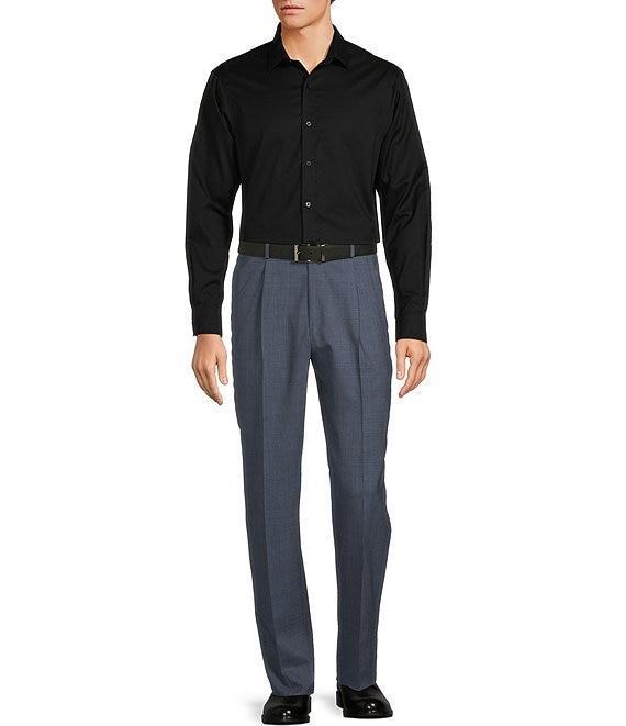 Hart Schaffner Marx Chicago Wool Classic Fit Pleated Front Dress Pants Product Image