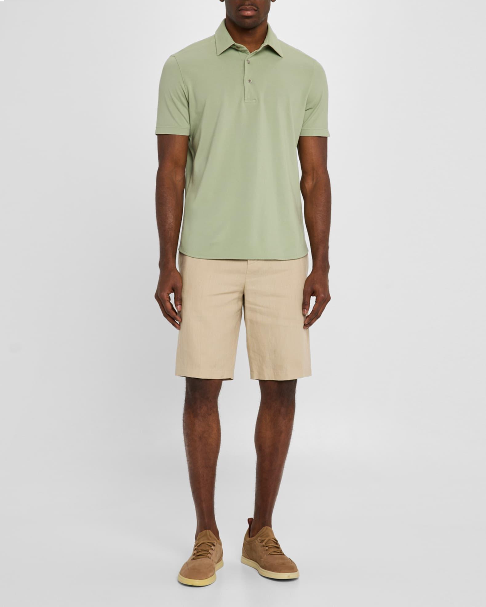 Men's Cotton Pique Polo Shirt Product Image