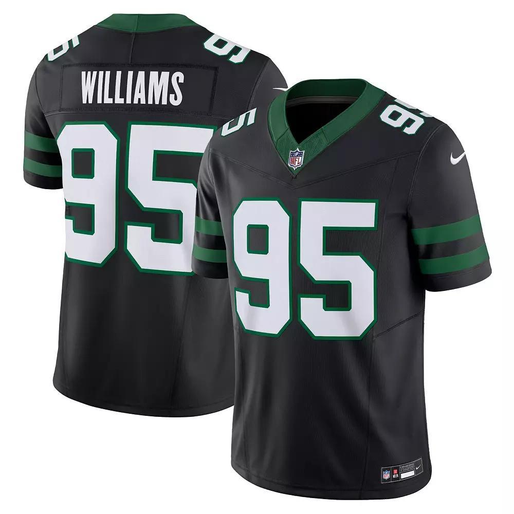 Men's Nike Quinnen Williams Legacy Black New York Jets Alternate Vapor F.U.S.E. Limited Jersey,  Product Image